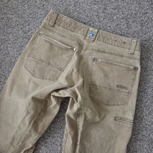 Kuhl Rydr Pants Ryder Men 33 x 32 Vintage Patina Dye Khaki Brown Hiking Outdoor